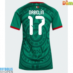 Billiga Mexiko Orbelin Pineda #17 Hemmatröja Dam VM 2026 Kortärmad
